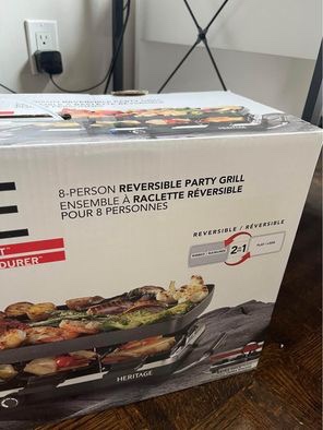 Heritage The Rock 8-Person Reversible Party Grill - photo 2