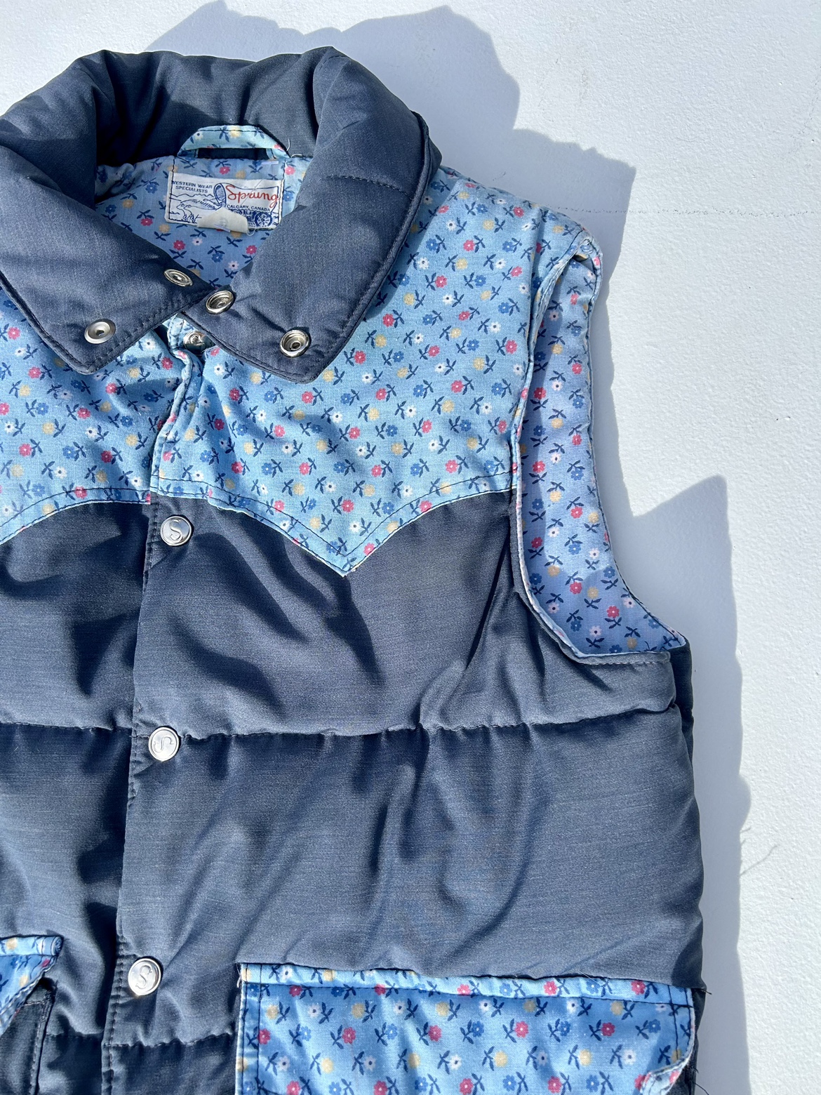 Vintage Sprung floral puffer vest - photo 3