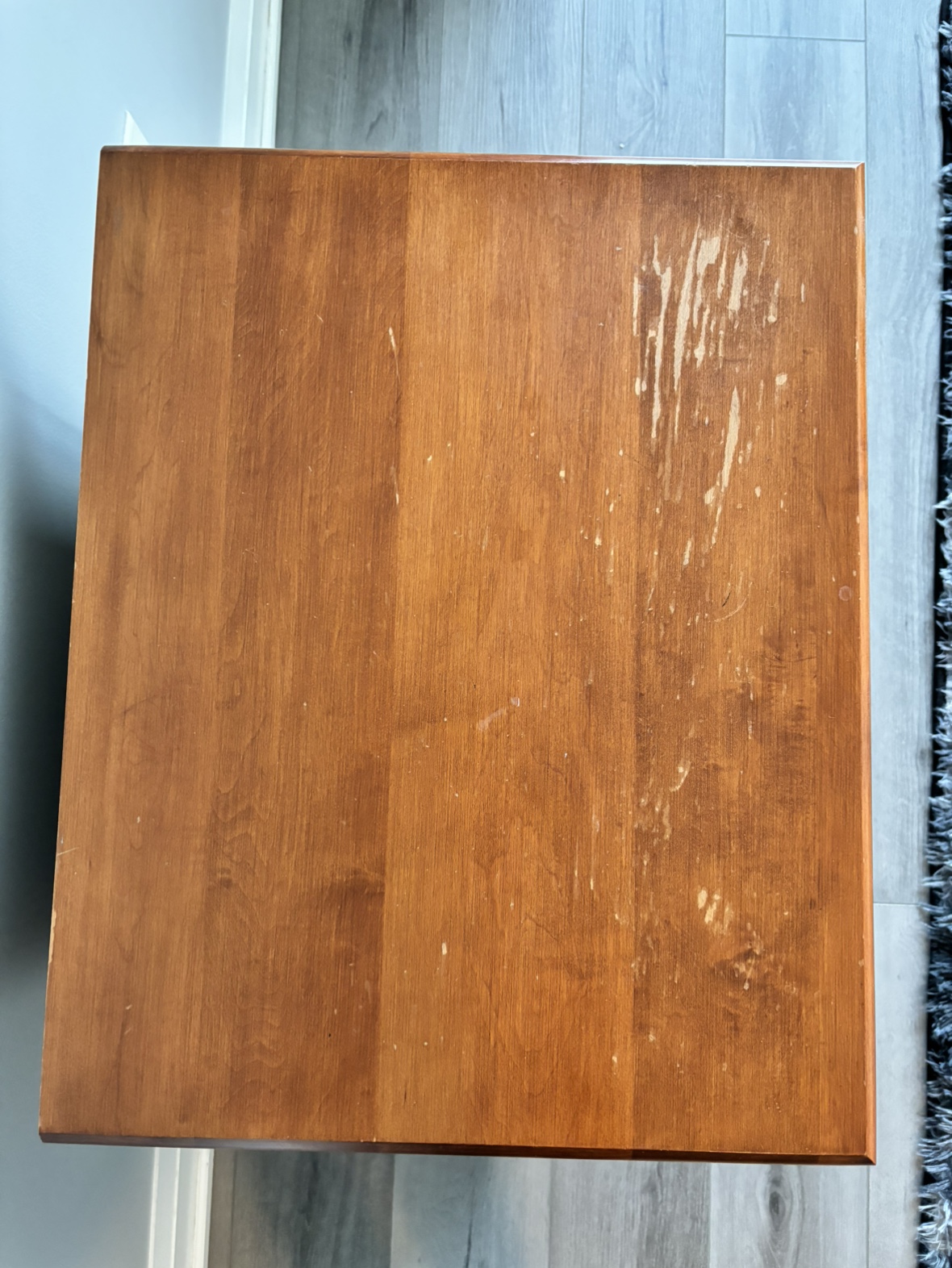 Blue Nightstand with Two Drawers - photo 4