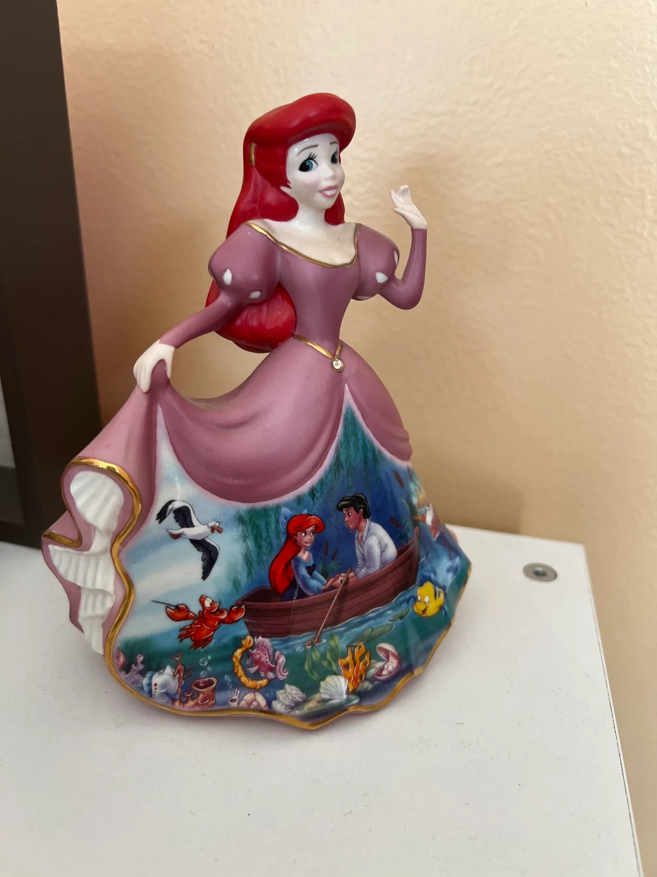 Disney princess porcelain bells, Ariel thumbnail