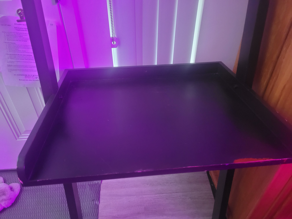 🥕🥕🥕Black Ladder Shelf with Desk