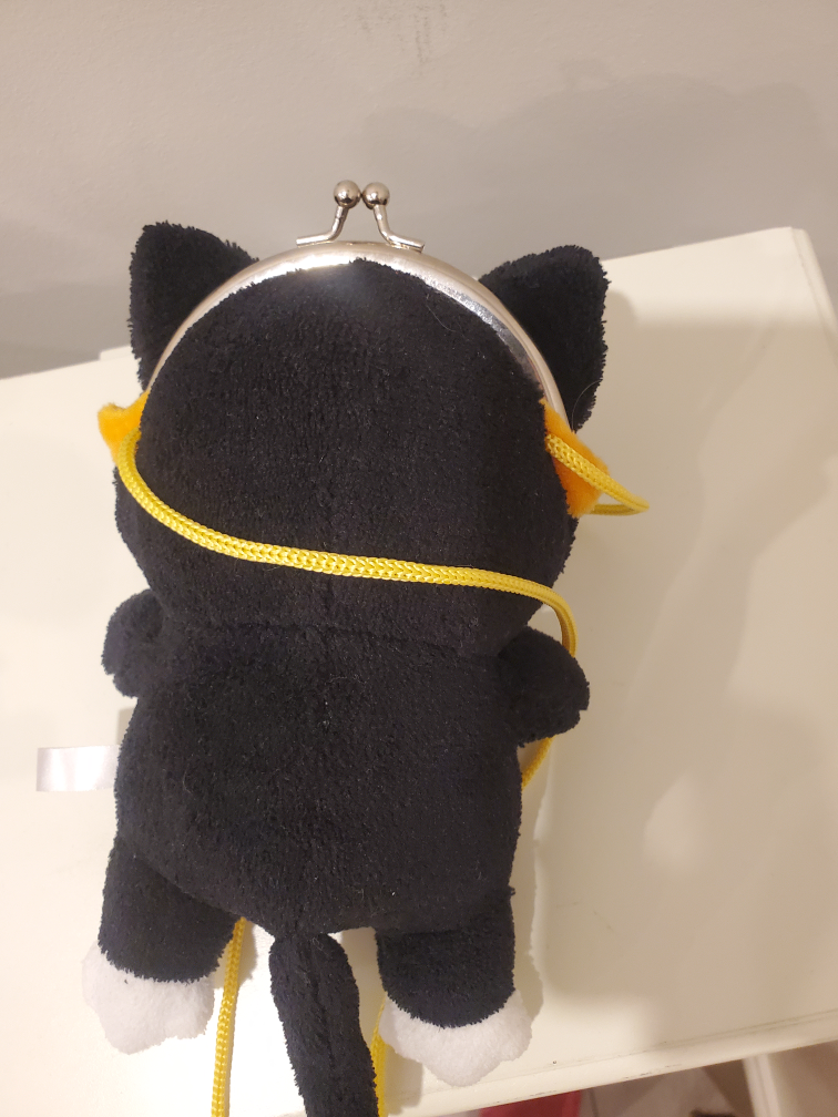 Black Cat Plush Coin Purse - photo 2