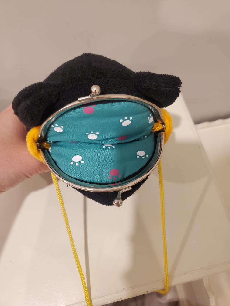 Black Cat Plush Coin Purse - photo 3