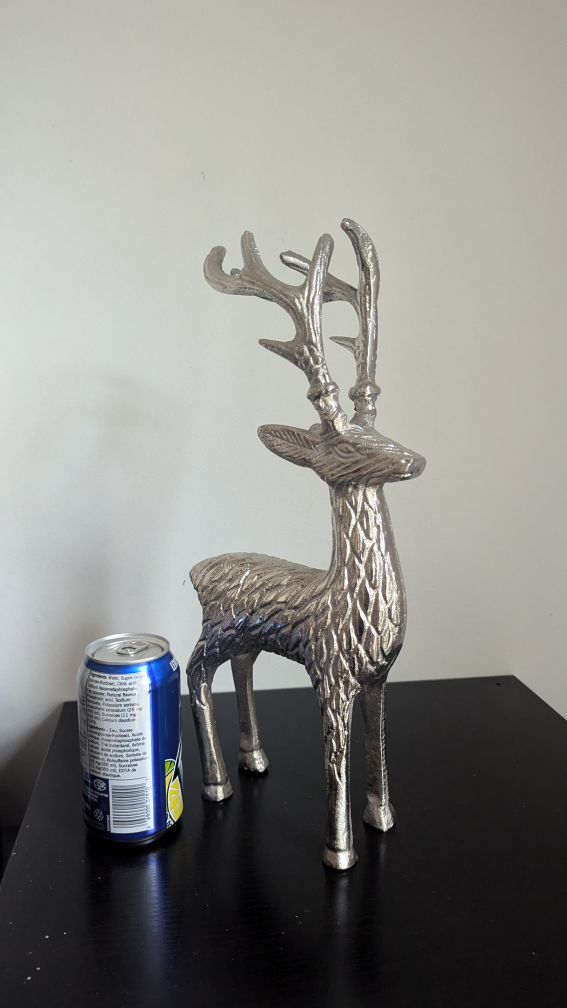 Cast Metal Deer Figurine - photo 5