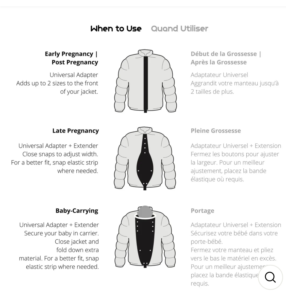 Make My Belly Fit Maternity & Babywearing Jacket Extender - photo 3