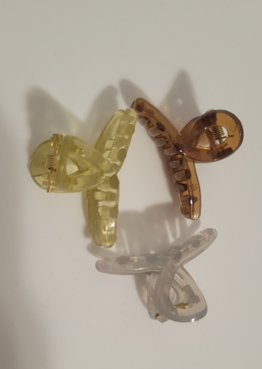 Brand New 3 Pack Hair Claws