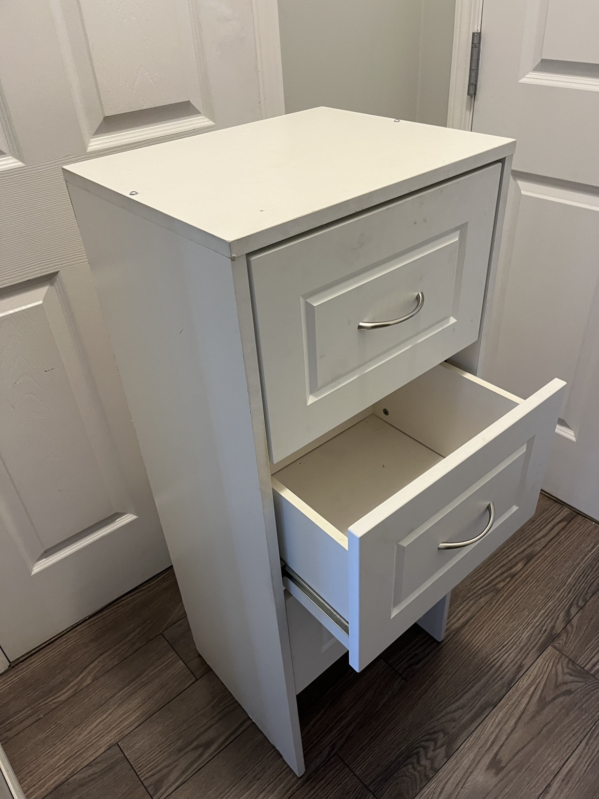 White 3 Drawer Cabinet