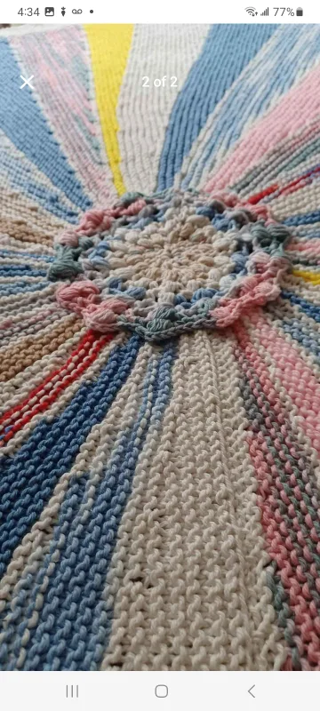Hand-knitted Circular Rug image indicator(2)