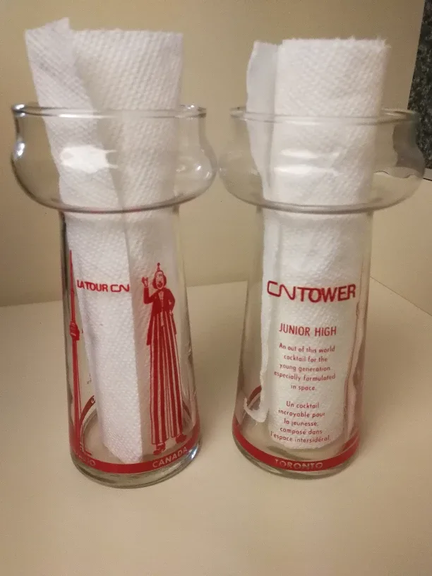 Vintage CN tower glasses (set of 2) image indicator(2)