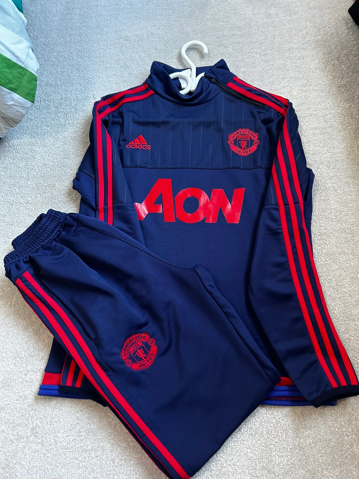 Manchester United Adidas Tracksuit thumbnail