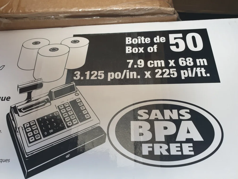 Cash Register Paper Roll - 50 Pack thumbnail