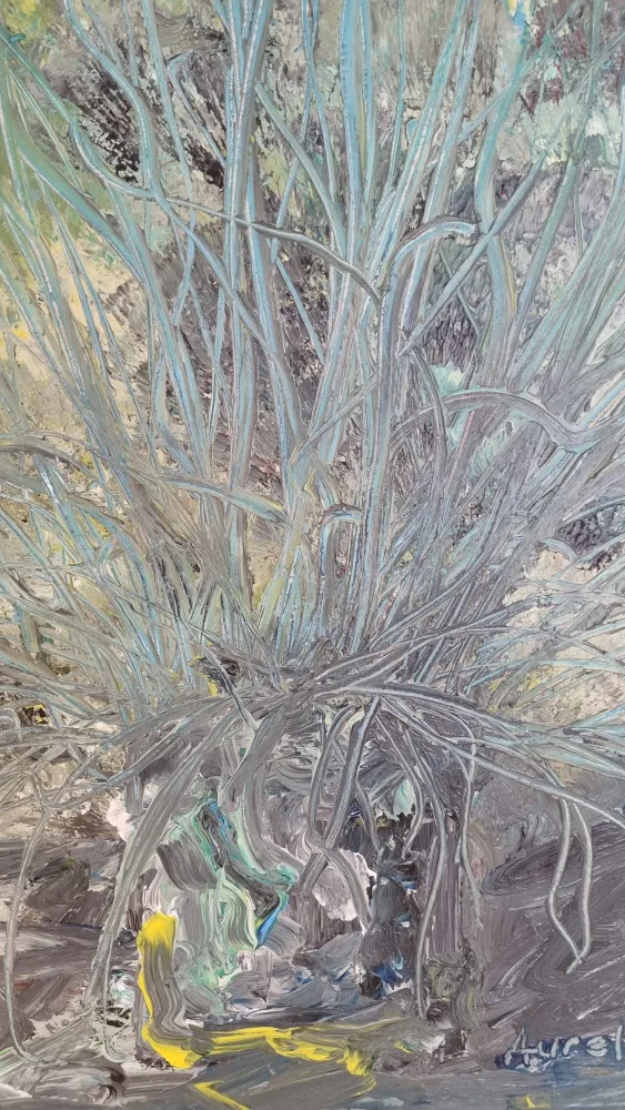 Aurel Stan Acrylic Painting on Wood - 20 x 16 Inches image indicator(2)