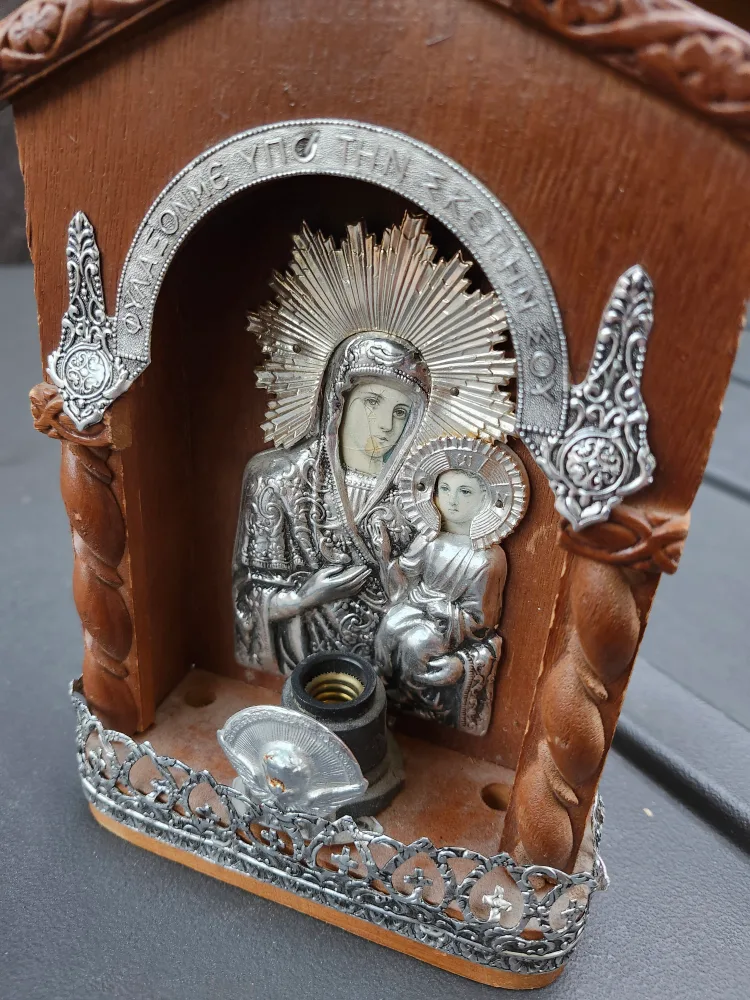 antique(?) religious artifact with greek wordings thumbnail