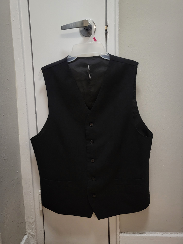 Black Suit Vest