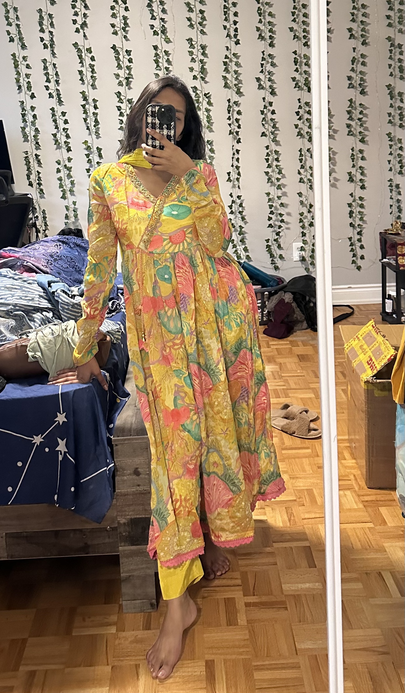 Floral Printed Suit