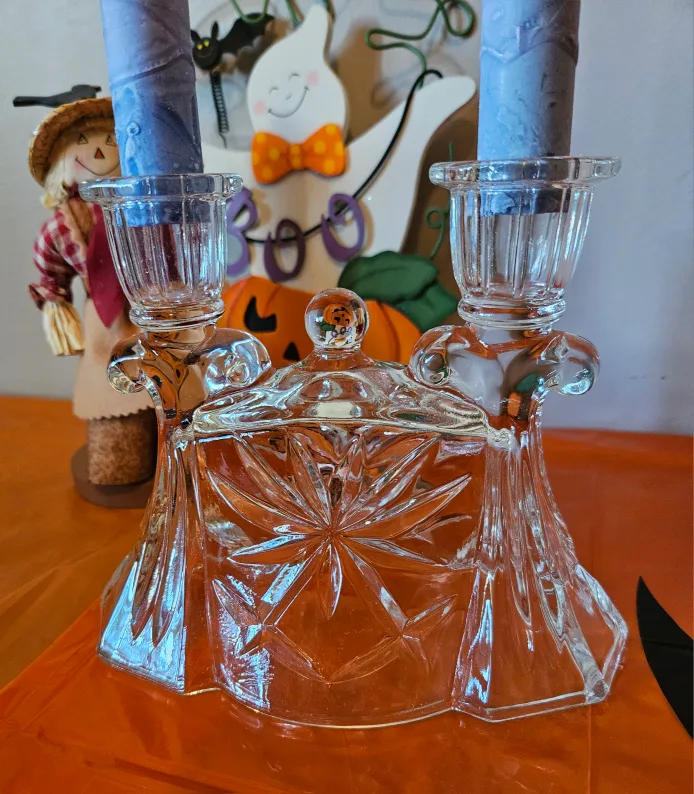 Vintage Double Tapered Candlestick Holders 🕯 image indicator(2)