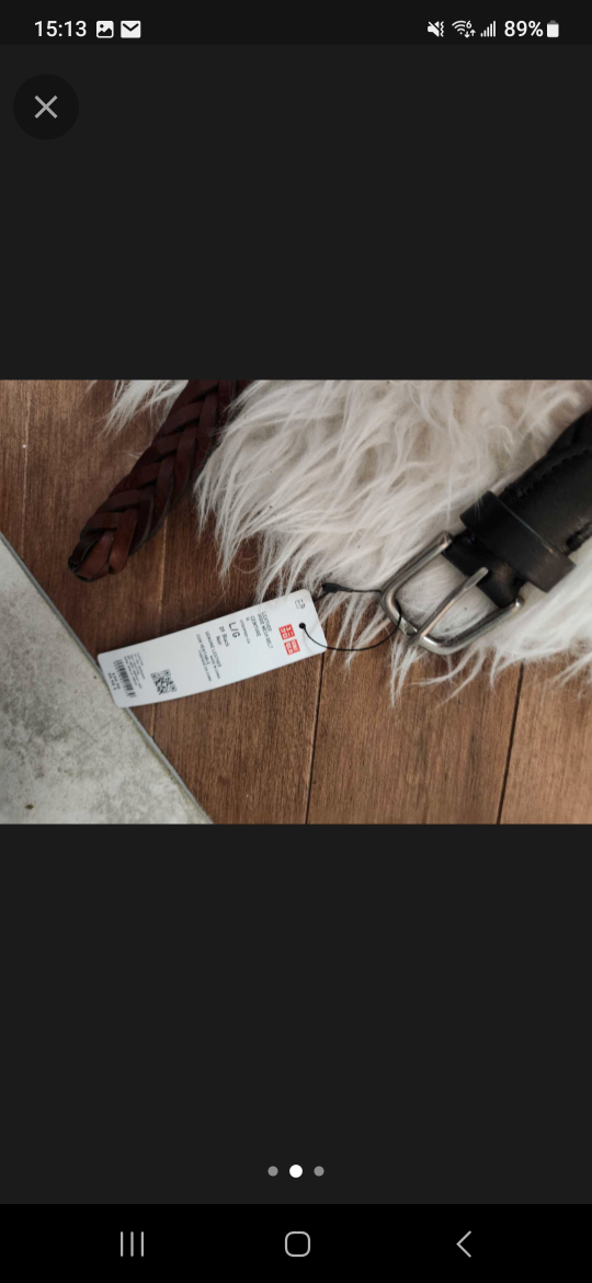 2 Pair of Uniqlo Braided Leather Belt - photo 2