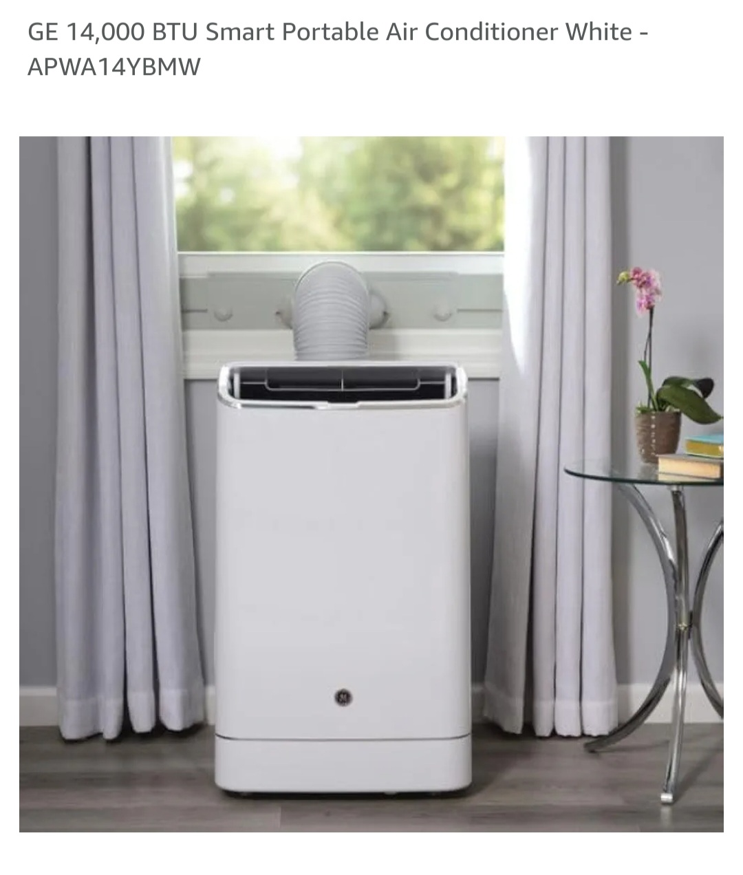 GE 14,000 BTU Smart Portable Air Conditioner