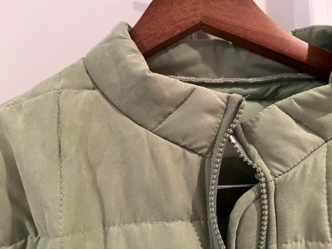 BRAND NEW Green Quilted Jacket image indicator(3)