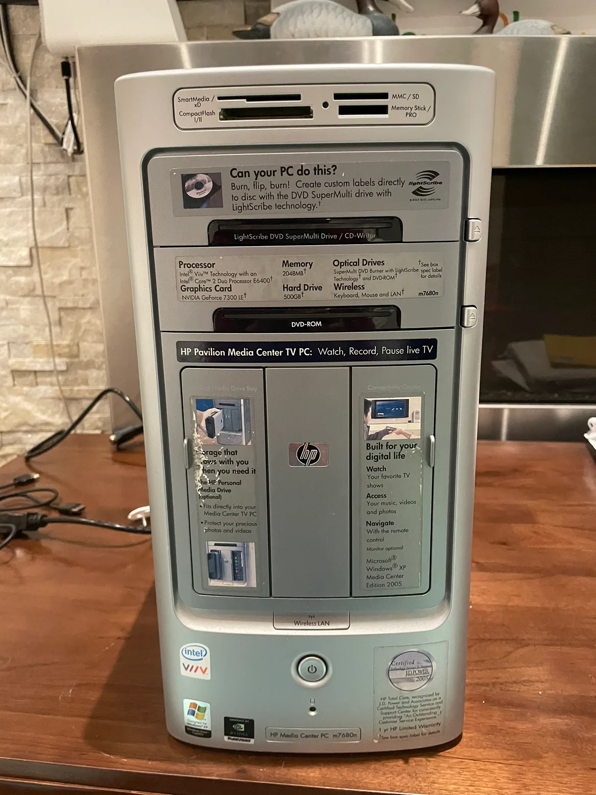 HP Pavilion Media Center TV PC image indicator(3)