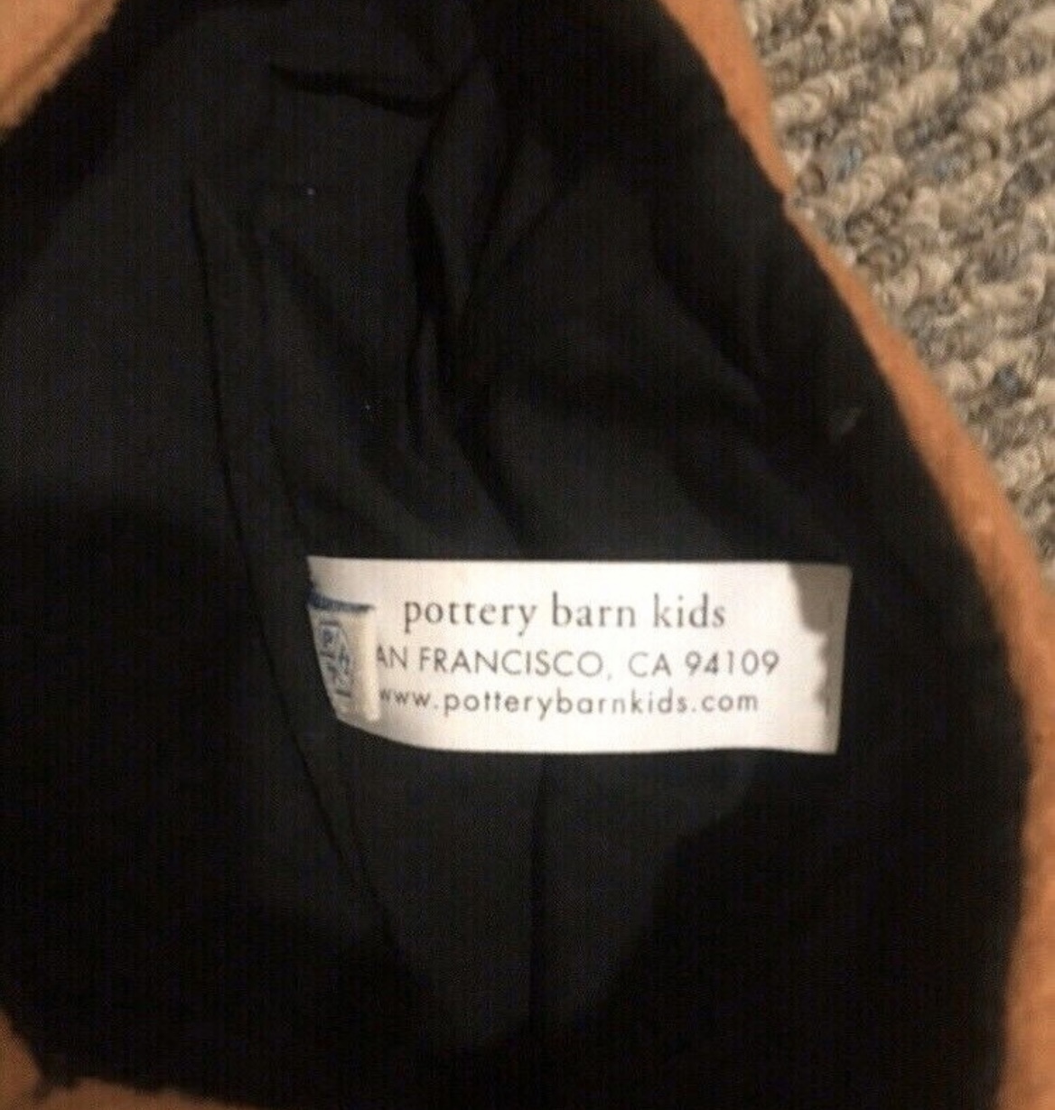 Pottery Barn kids pumpkin Halloween bag - photo 3