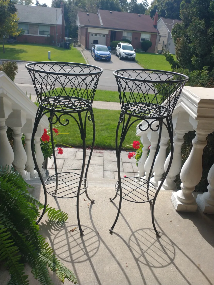 Metal Plant Stand x 2 thumbnail