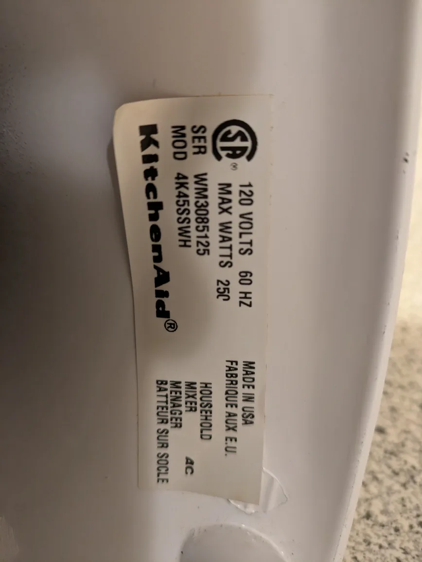Kitchenaid Classic stand mixer image indicator(3)