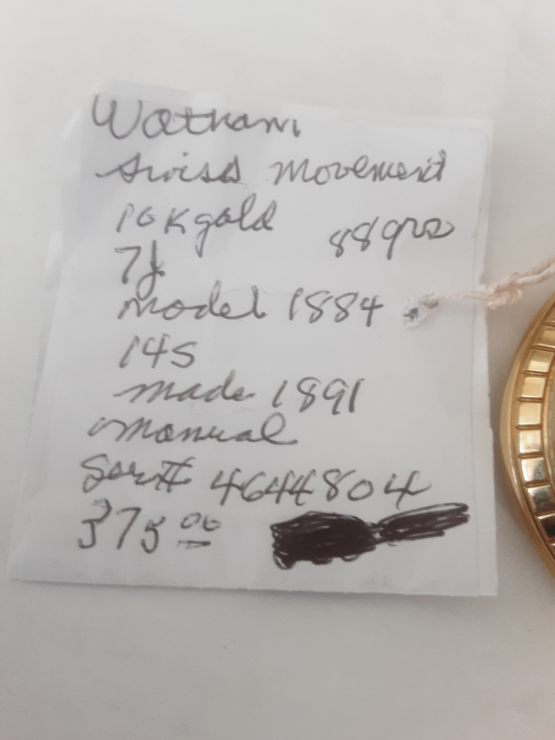 Waltham Pocket Watch swiss movement - photo 2