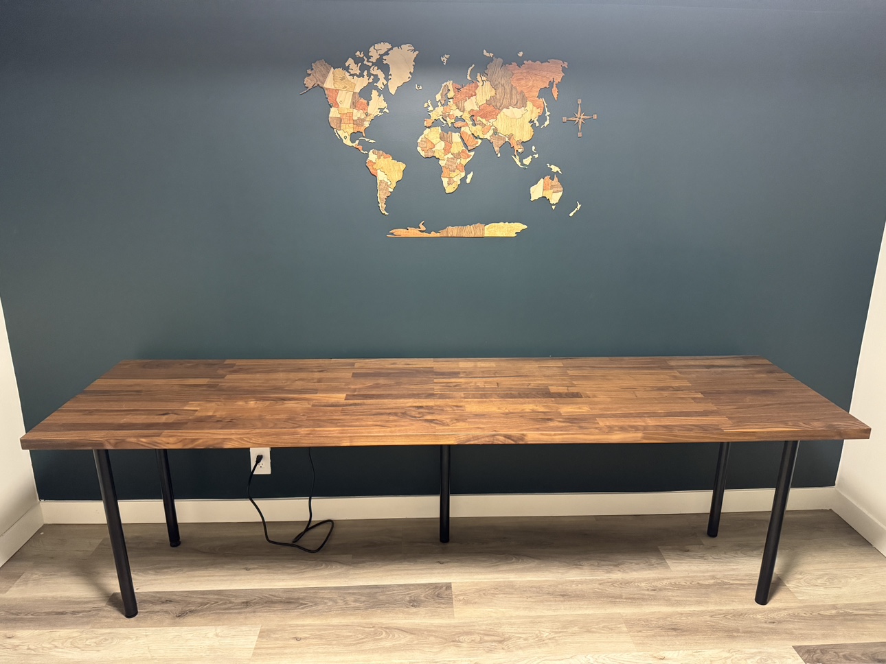 IKEA KARLBY Countertop (Walnut Veneer) with Supporting Leg - photo 3