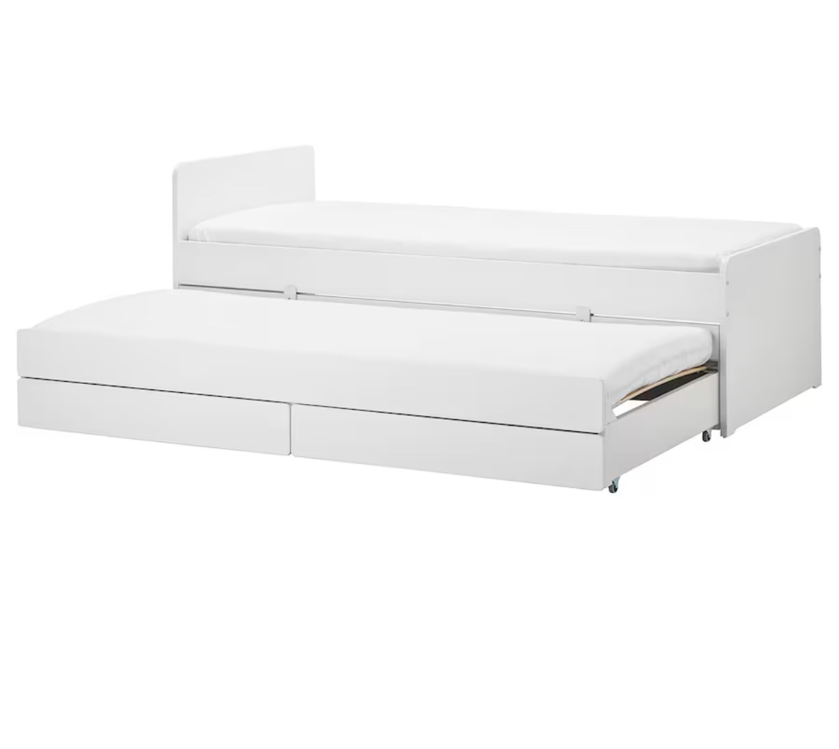 Ikea SLÄKT Bed frame w/pull-out bed + storage (twin)