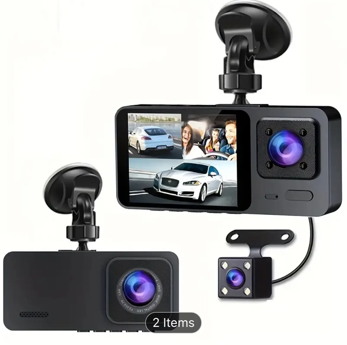 3 Channel Dash Cam image indicator(4)