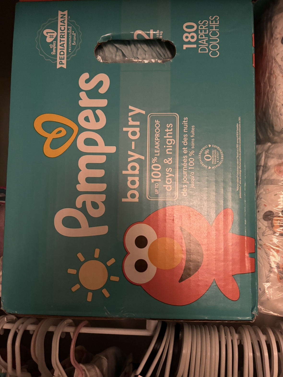 Pampers Baby-Dry Diapers Size 2 180 count