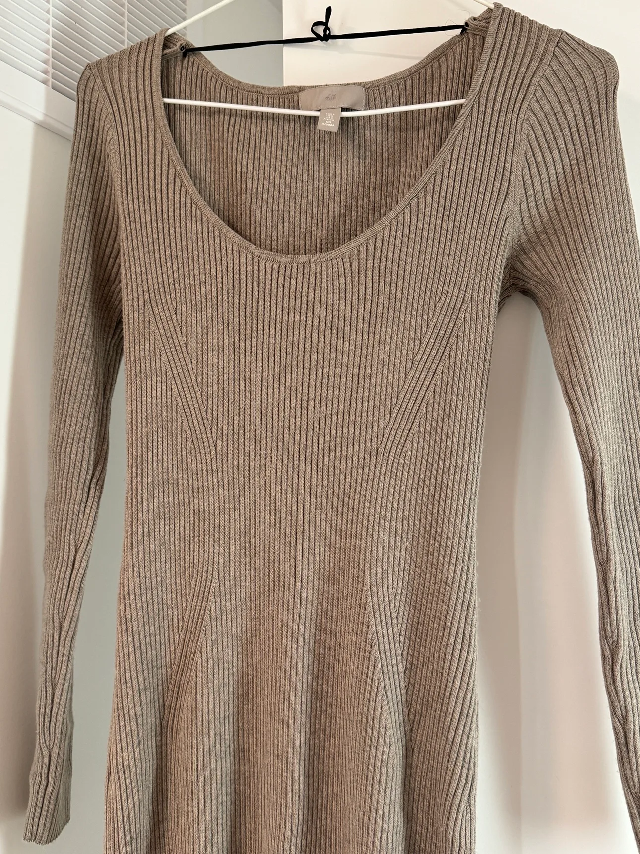 Ribbed Knit Midi Dress thumbnail