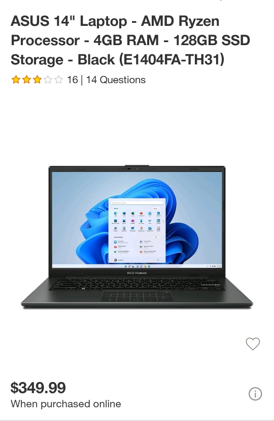 ASUS AMD Ryzen Processor 14" Laptop *NEW*🔥 - photo 3