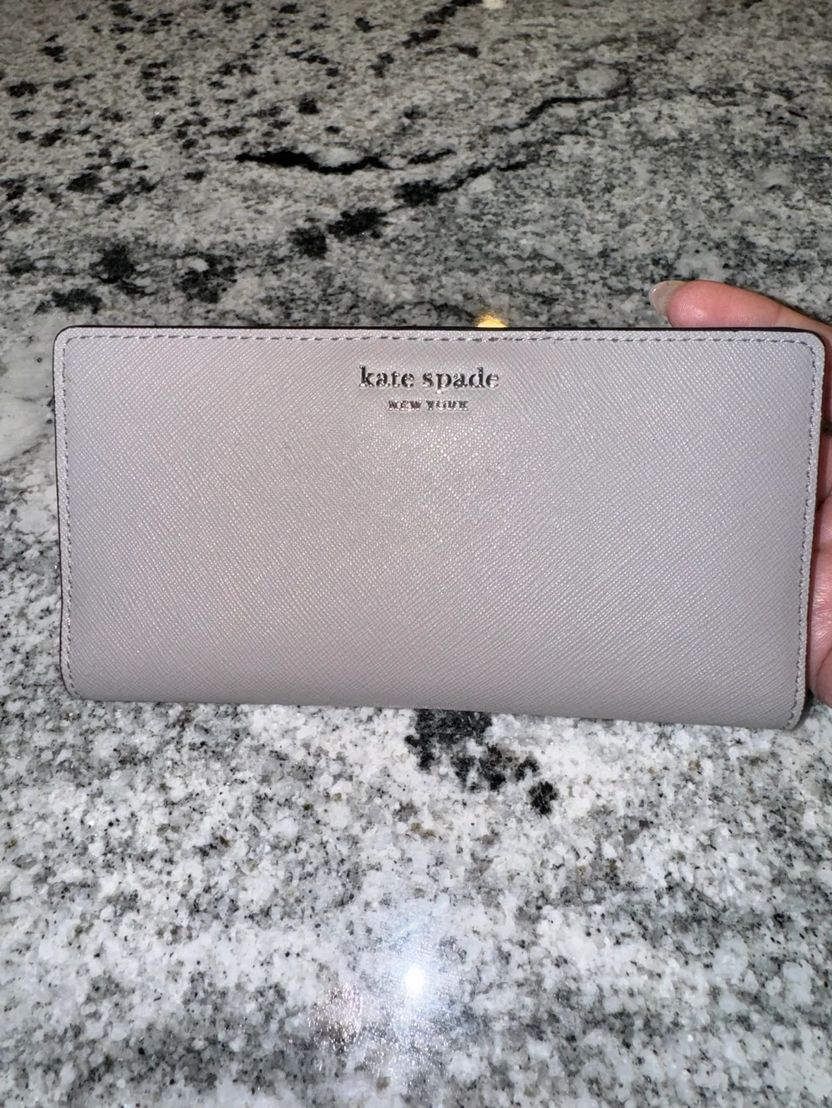 Kate Spade Ladies Wallet Grey thumbnail