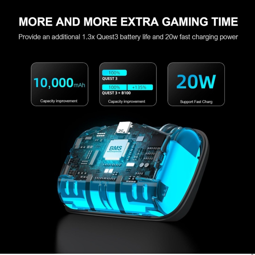 Reality Headset with Built-in Fan and 20W Fast Charging. - New - photo 5