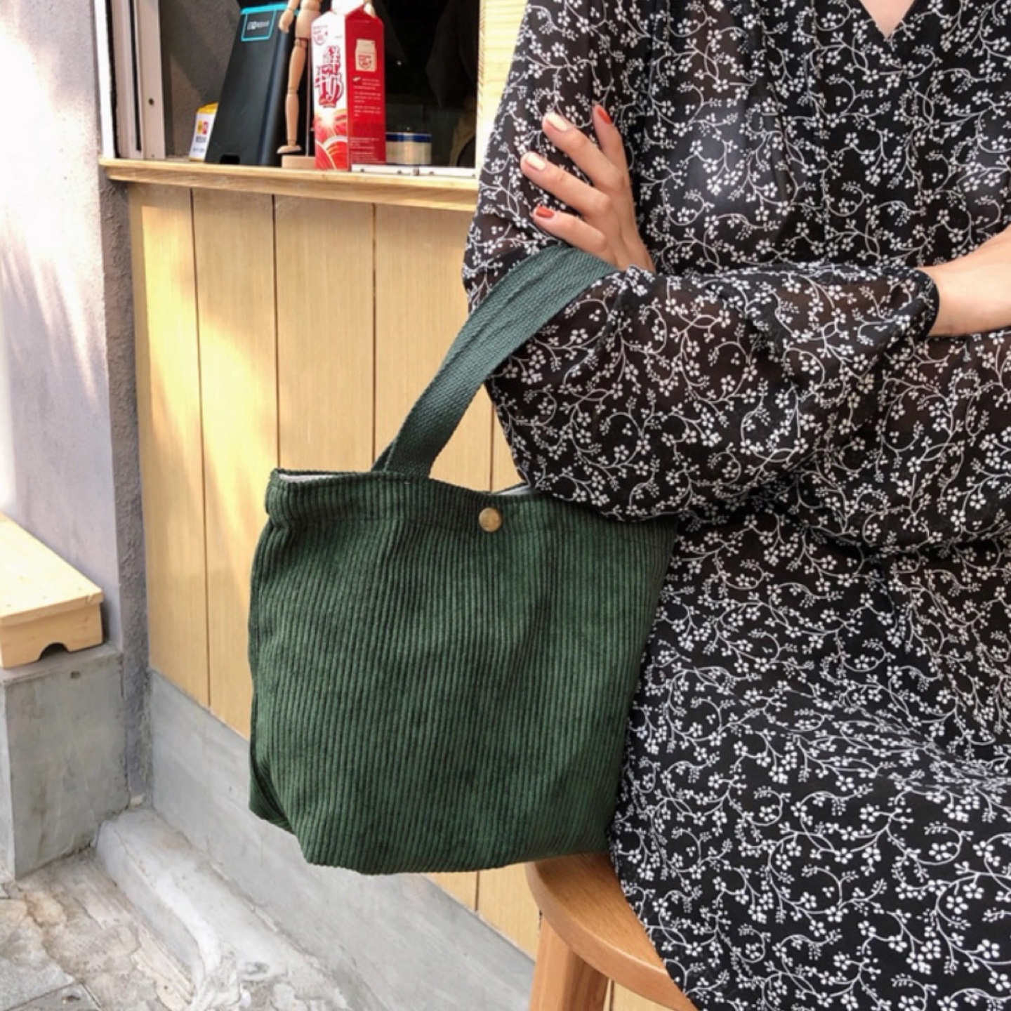 Corduroy Tote Bag - photo 2