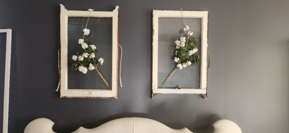 Set of 4 Vintage Window Panes