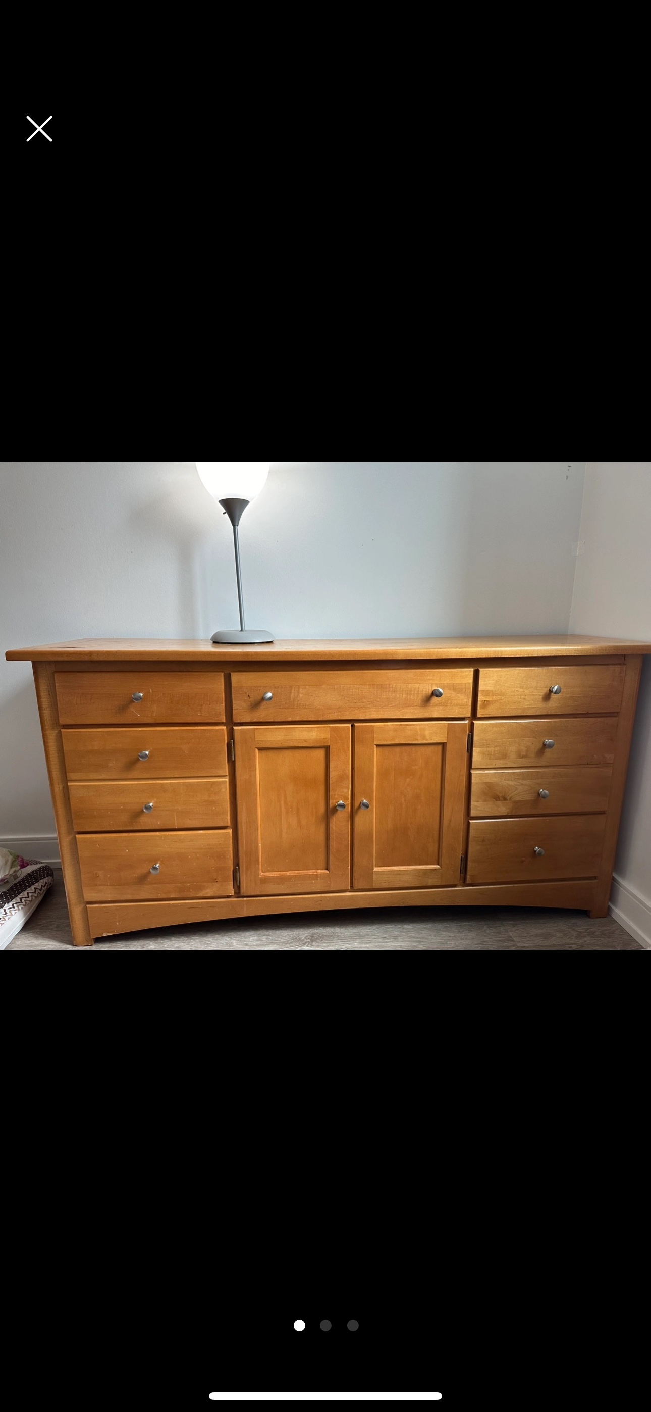 Wooden Buffet Server