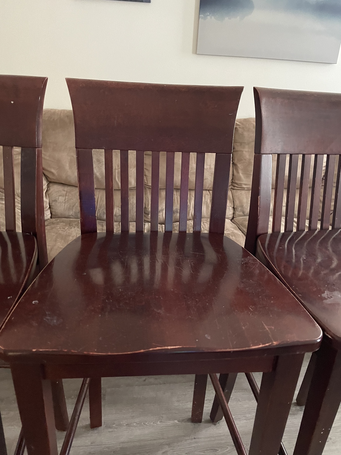 Set of 3 Bar Stools - photo 3