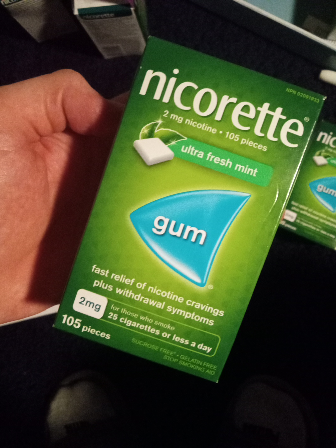#freecycle nicorette gum