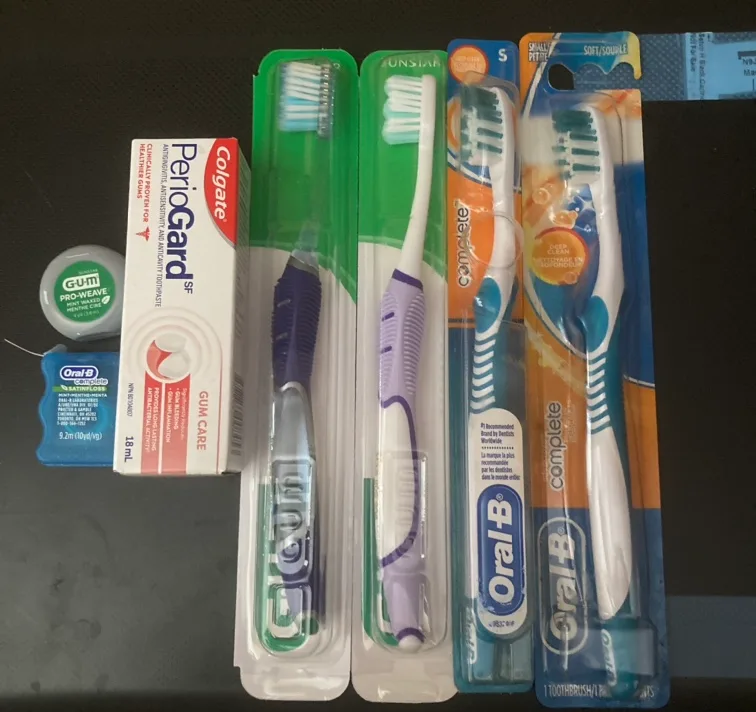 toothbrushes, flosses &toothpaste (New) (All together for $2) thumbnail