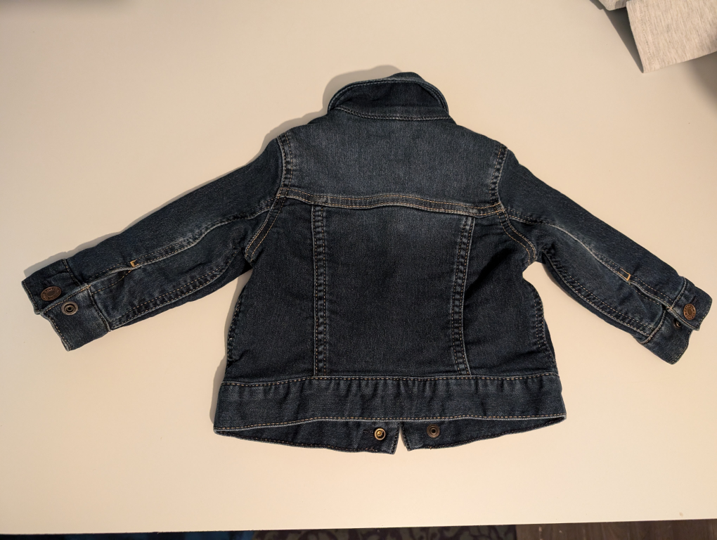 Gap Denim Baby Jacket 6-12 Months - used like new - photo 3