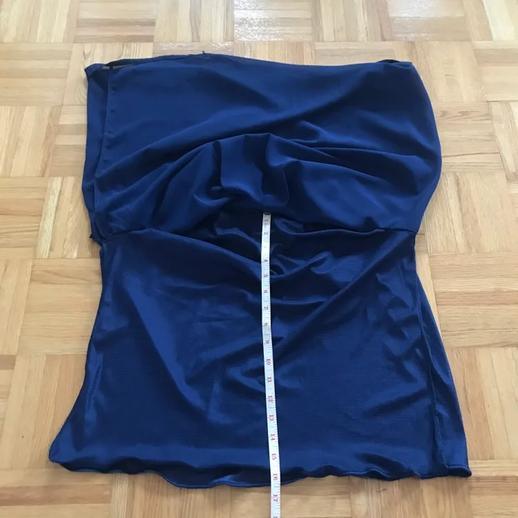 Navy Blue Sleeveless Blouse - Medium image indicator(6)