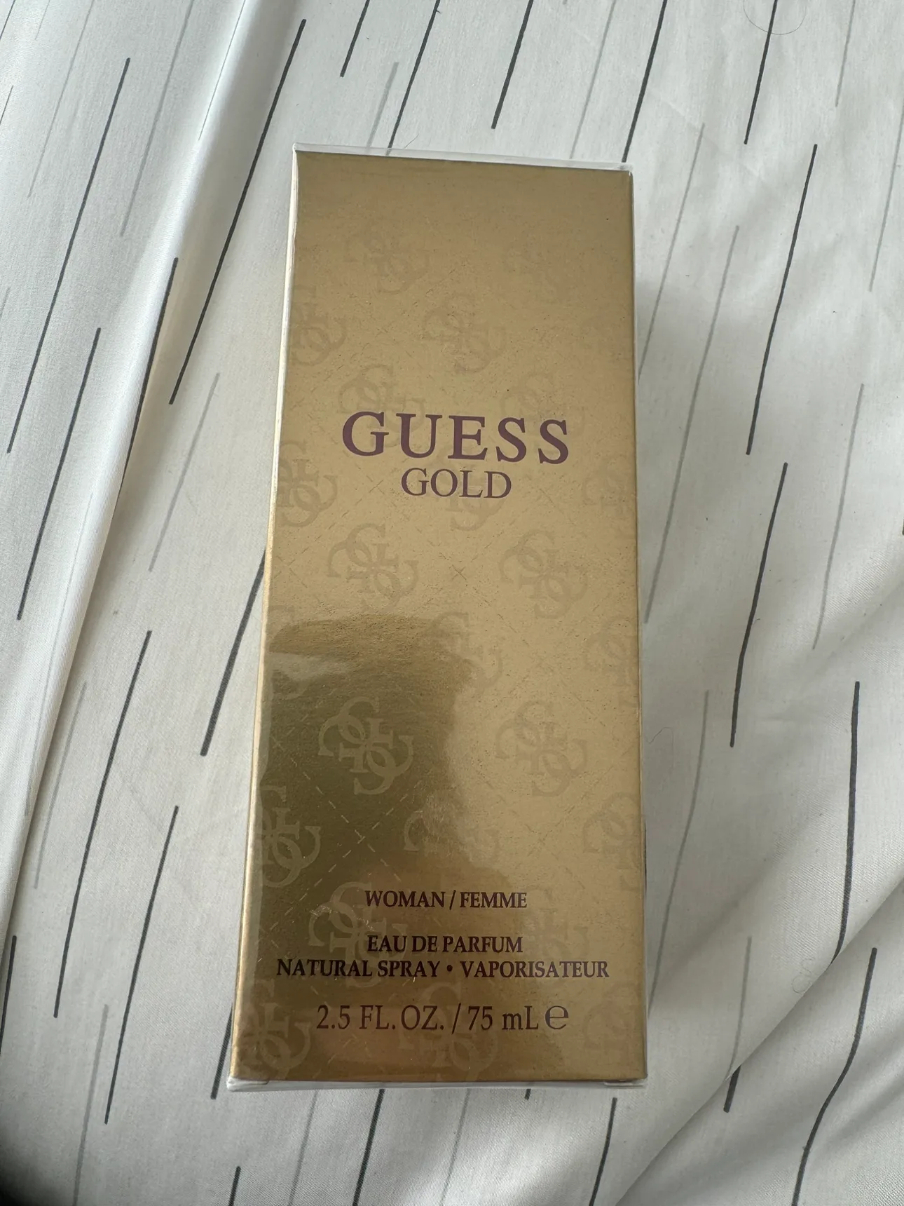 Guess Gold Perfume 75 ml new sealed image indicator(3)