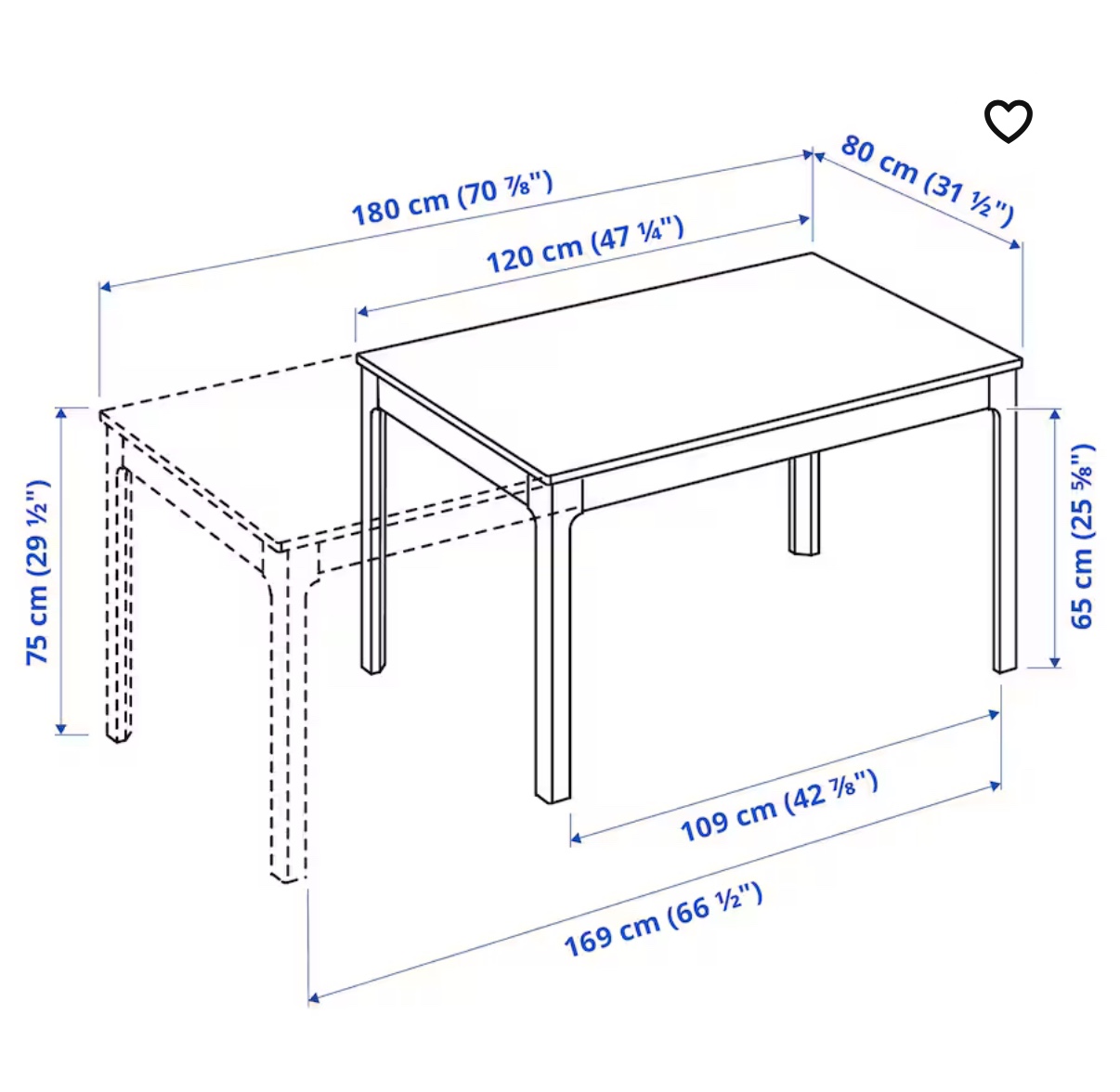 Dining Table (save $284) - photo 2