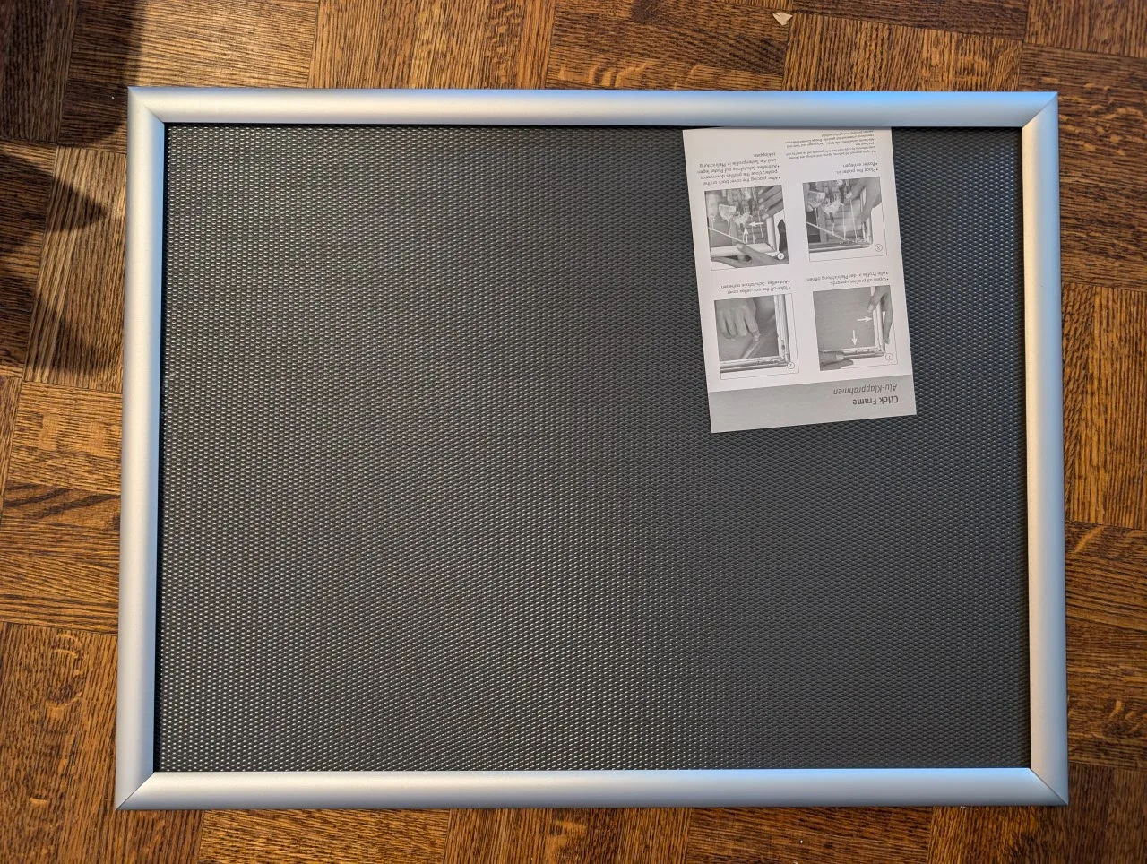 Silver Snap On Picture Frame 18"x24 image indicator(2)