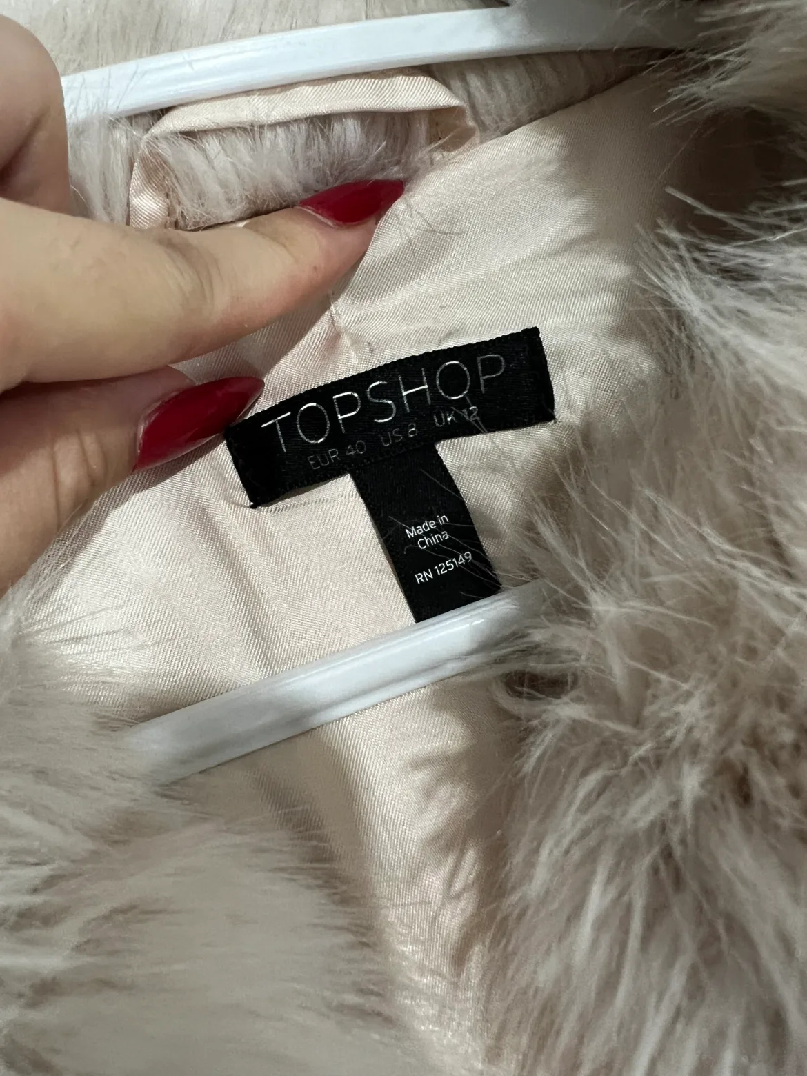 Topshop Faux Fur Jacket image indicator(3)
