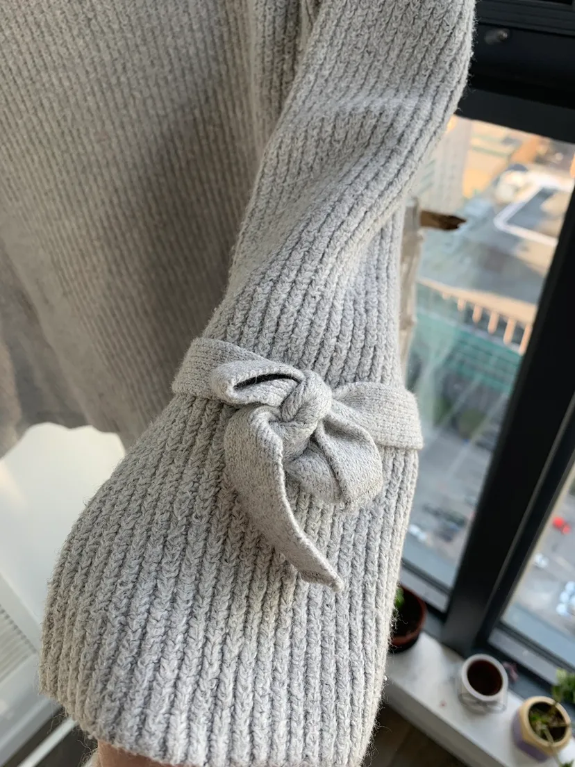 ☁️Aerie Grey Sweater 🎀 image indicator(3)