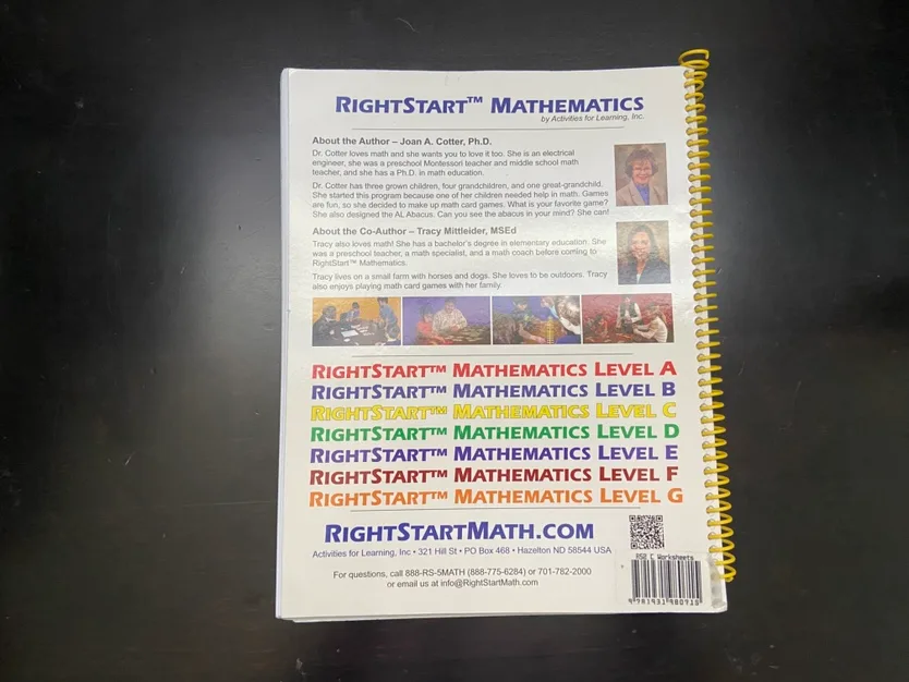 Right Start Mathematics Level C Lessons 2nd Edition Homeschool image indicator(2)